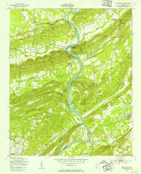 Ohatchee 1949 topographic map thumbnail