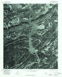 Ohatchee 1975 topographic map thumbnail