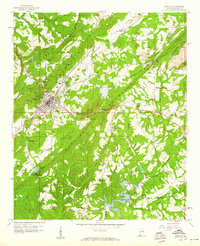 Oneonta 1958 topographic map preview