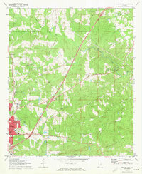 Opelika East 1970 topographic map thumbnail