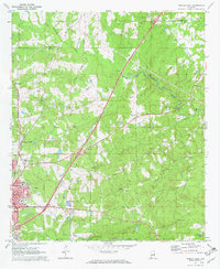 Opelika East 1970 topographic map thumbnail