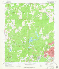 Opelika West 1971 topographic map thumbnail