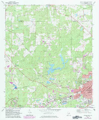 Opelika West 1971 topographic map thumbnail
