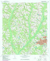Opp West 1971 topographic map thumbnail