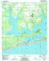 Orange Beach 1980 topographic map thumbnail