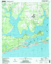Orange Beach 1994 topographic map thumbnail