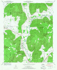 Paint Rock 1948 topographic map thumbnail