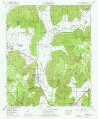 Paint Rock 1948 topographic map thumbnail