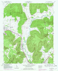 Paint Rock 1948 topographic map thumbnail