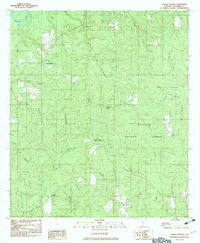 Parker Springs 1982 topographic map thumbnail