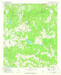 Parkers Crossroads 1971 topographic map thumbnail