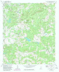 Parkers Crossroads 1971 topographic map thumbnail