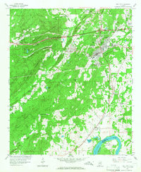 Pell City 1958 topographic map thumbnail