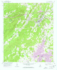 Pell City 1958 topographic map thumbnail