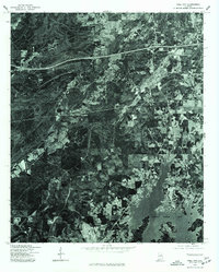 Pell City 1975 topographic map thumbnail