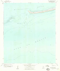 Petit Bois Pass 1958 topographic map thumbnail