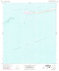 Petit Bois Pass 1958 topographic map thumbnail