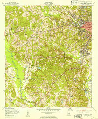Phenix City 1950 topographic map thumbnail