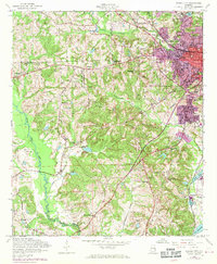 Phenix City 1955 topographic map thumbnail
