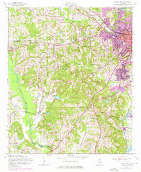 Phenix City 1955 topographic map thumbnail