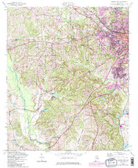 Phenix City 1955 topographic map thumbnail