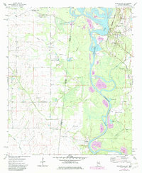 Pickensville 1974 topographic map thumbnail