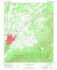 Piedmont 1967 topographic map thumbnail