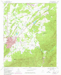 Piedmont 1967 topographic map thumbnail