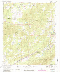 Piedmont NW 1967 topographic map thumbnail