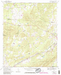 Piedmont NW 1967 topographic map thumbnail