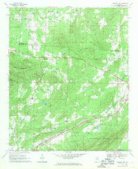 Piedmont NW 1967 topographic map thumbnail