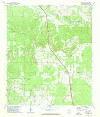 Pine Level 1971 topographic map preview