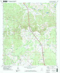Pine Level 1971 topographic map thumbnail