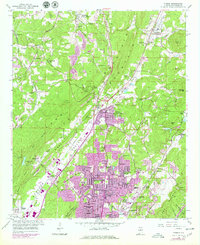 Pinson 1959 topographic map thumbnail