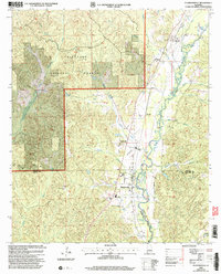 Plantersville 2002 topographic map thumbnail