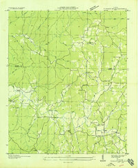 Pleasant Grove 1936 topographic map thumbnail