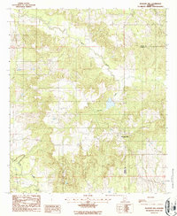 Pleasant Hill 1987 topographic map thumbnail