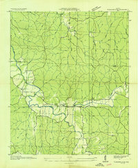 Pleasant Site 1935 topographic map thumbnail