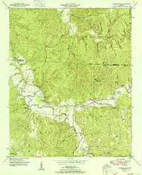 Pleasant Site 1951 topographic map thumbnail
