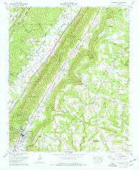 Portersville 1975 topographic map thumbnail