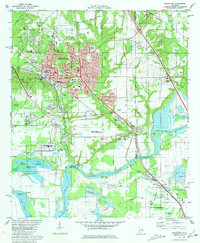 Prattville 1981 topographic map thumbnail