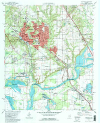 Prattville 1981 topographic map thumbnail