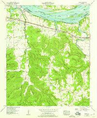 Pride 1954 topographic map preview