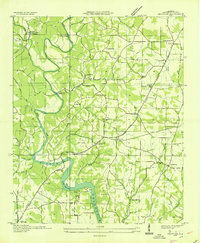 Pruitton 1936 topographic map preview