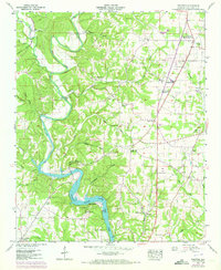 Pruitton 1952 topographic map preview