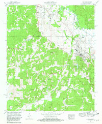 Red Bay 1981 topographic map thumbnail