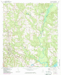 Red Level 1971 topographic map thumbnail