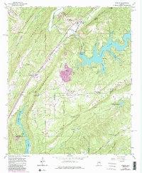 Remlap 1960 topographic map preview