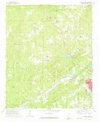 Roanoke West 1969 topographic map thumbnail