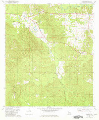 Rosebud 1981 topographic map thumbnail